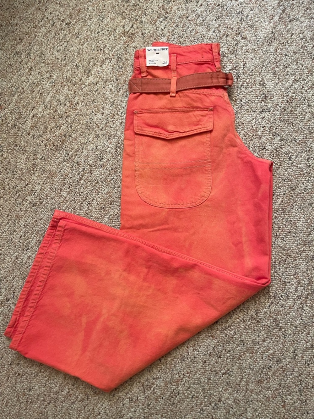 Free People We The Free Waterfalls baggy wide leg jeans